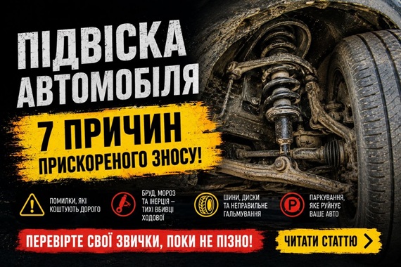 Життя без стуку: 7 несподіваних способів врятувати підвіску вашого авто